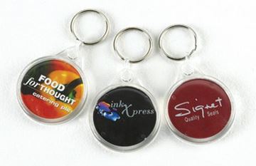 Picture of IR02 Round Clear View Keyring